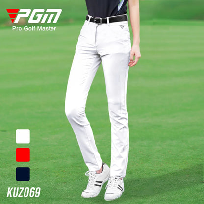 PGM Women Elastic Quick Dry Golf Pants Ladies Slim High Waist Trousers Women Anti-Sweat Soft Sweatpants Sport Training Trousers