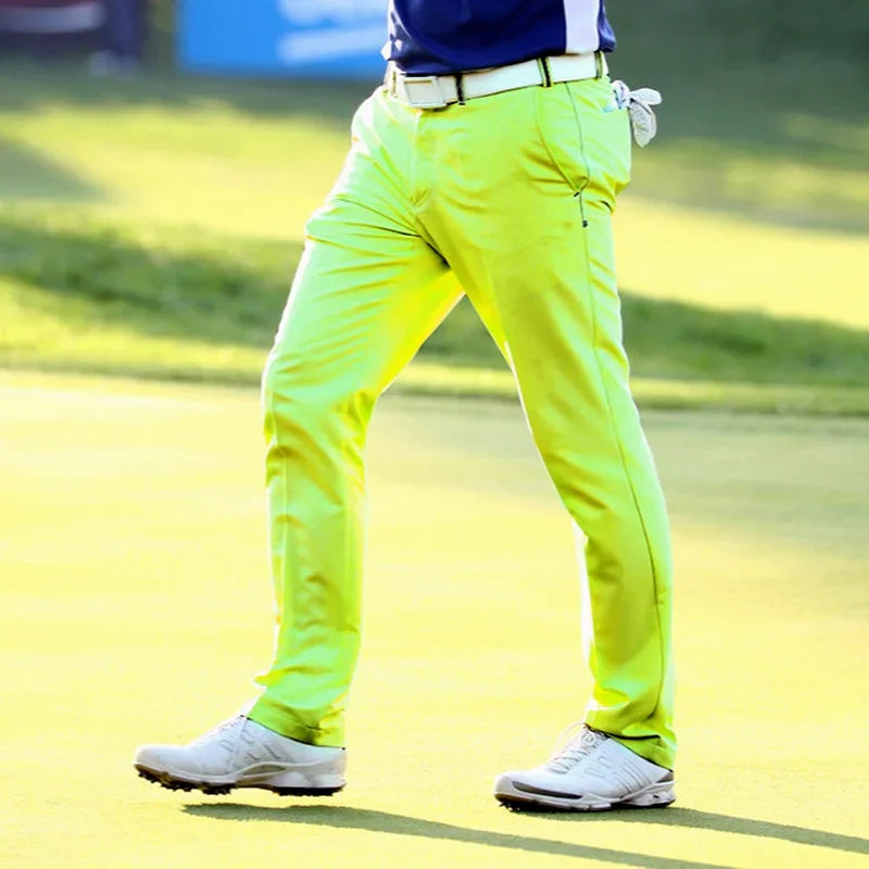 PGM Authentic Golf Pants Men Waterproof Trousers Soft Breathable Golf Clothing Summer Sizes Xxs-Xxxl KUZ005