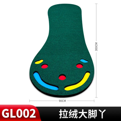 PGM Golf Green Home Golf Putting Mats 300x90cm Portable Putting Practice Aids Professional Indoor Putting Practice Golf Trainer