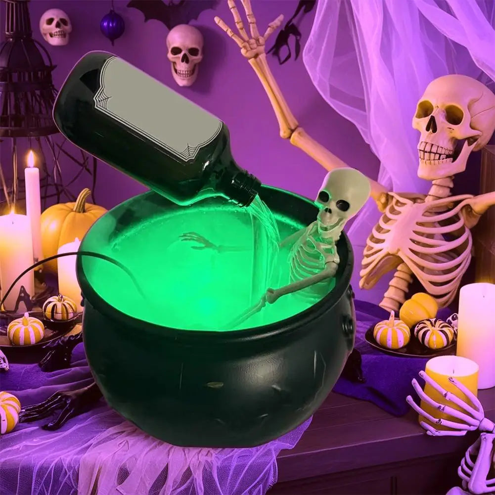 19.5/25cm Halloween Black Witch Bowl Magic Float Bottle and Diffuser Horror House Decoration for Halloween Party Scary Props