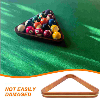 Triangle Frame Billiard Tripod Rack Pool Table Accessories Stand Balls Holder Pine Wood Pool Rack Billiard Triangle Snooker