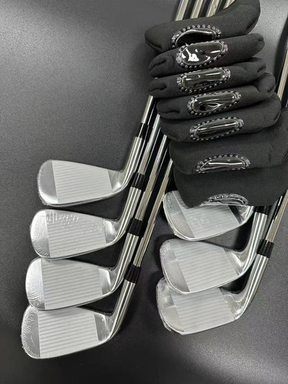 2024 New Brand Silver Golf Irons Set P 790 456789p With Shaft and Grip P790 Golf Club Iron Set 8pcs Head Cover Free Shipping