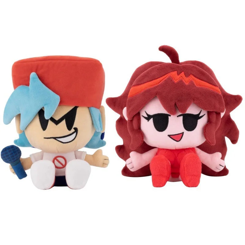 New in Stock FNF Friday Night Girlfriend Boyfriend Nene Pico Darnell Plush Doll Cotton Anime Toy Halloween Christmas Gift