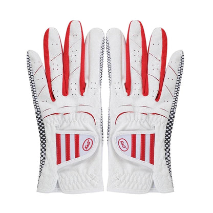 Golfist Women Golf Gloves Left Hand Right Hand Sport Mitten Quality PU Non-Slip Golf Gloves Breathable Palm Protection Handcover