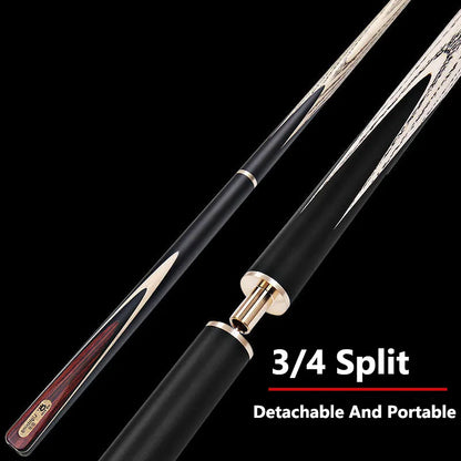New Arrival OMIN Snooker Cue Stick Cobras 9.5mm/10mm/11.5mm Tip Size Ash Shaft Ebony Wood Handle With Snooker Cue Case Set