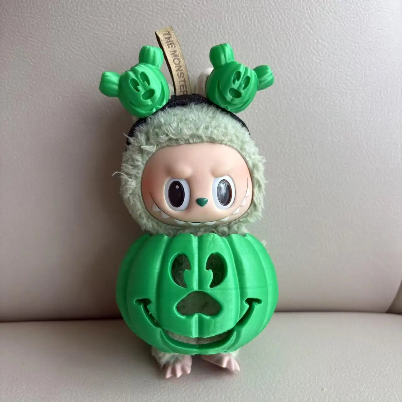 Clothes for Labubu Halloween Pumpkin Outfit Set for 1.0 3.0 Generation Vinyl Figure Collectible Decor Gift No Doll Included