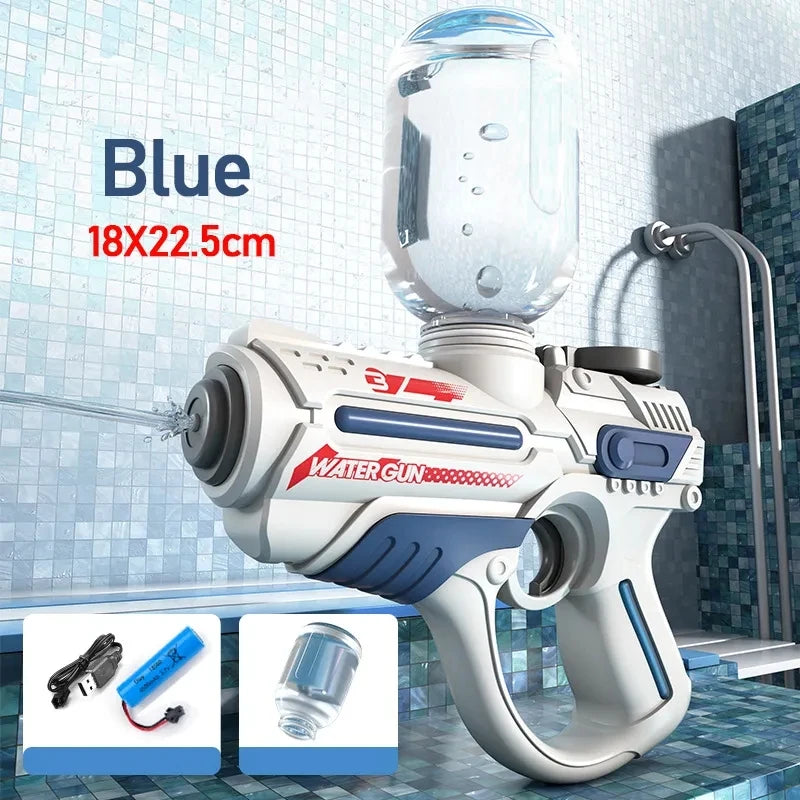 Summer Electric Automatic Water Gun Large-Capacity Swimming Pool  Water Beach Outdoor Toys for Boys Girls Children Gifts