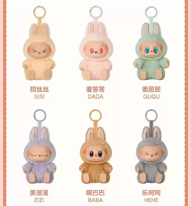 Genuine Labubu the Monster Exciting Macarons &Have a Seat Series  Blind Box Vinyl Face Pendant Kawaii Decoration Collec Toys