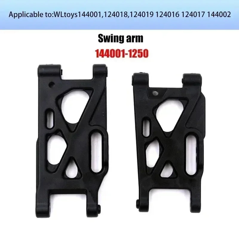 WLtoys 124017 124019 RC Cars Original Spare Parts Swing Arm C Seat Bottom Motor Differential Gearbox Shock Absorbers Tire
