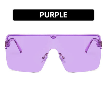Hot Fashion Brand Designer Sunglasses Women Summer Rimless Square Shades Sun Glasses Eyewear Sunshines Luxury Sunglasses Woman