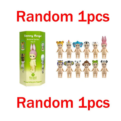 Sonny Angel Blind Box Animal Angel Series Anime Character Mini Doll Toy Cute Decoration Kids Surprise Birthday New Year Gifts