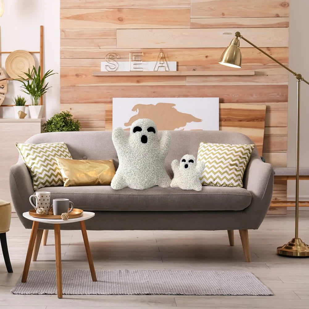 Cartoon Halloween Plush Ghosts Doll Comfortable PP Cotton Hugging Doll Gift for Birthday Halloween