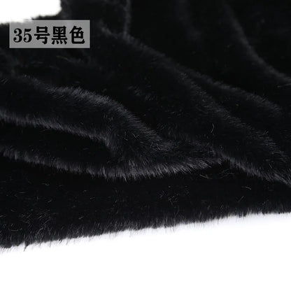 40Colours 2cm Imitation Mink Plush Fur Fabric Doll Manual DIY Counter Scarf Cuddle Doll Faux Fur Fabric 50*50
