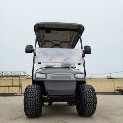 Street Legal Electric Golf Cart 4 Seats 5000W Scooter Go Kart ATV Adult Touring Classic Solar Golf Cart