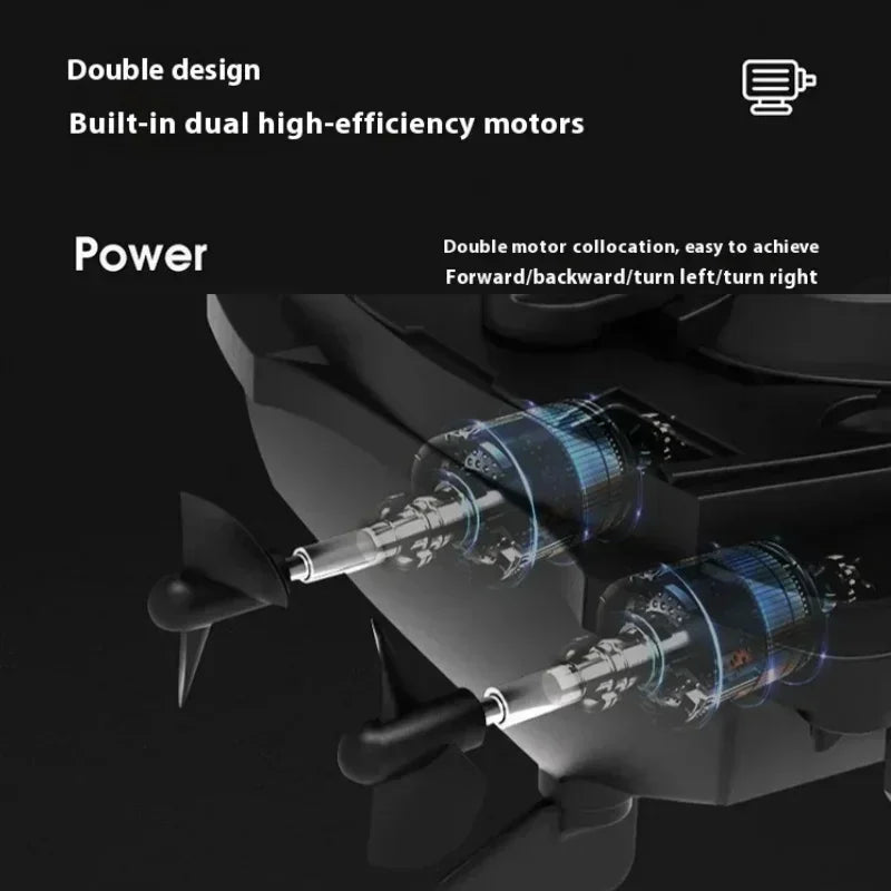 New 2.4g Mini Rc Jet Ski High-Speed Rc Doll Double Motor Boat and Electric Motorboat for Kids Summer Water Play Ideal as a Gift