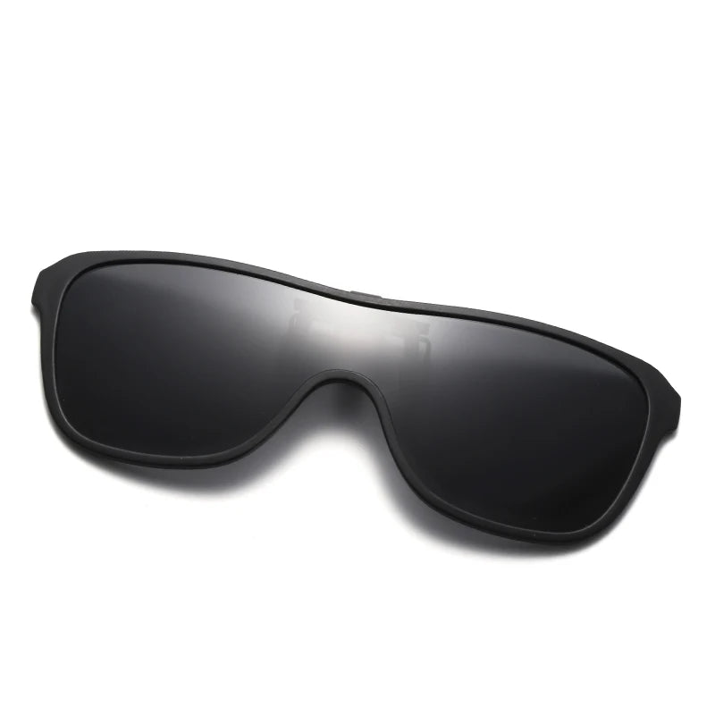 New Polarized Clip on Sunglasses 2022 Men Photochromic Car Driver Goggles Night Vision Glasses Anti Glare Square Glasses Oculos