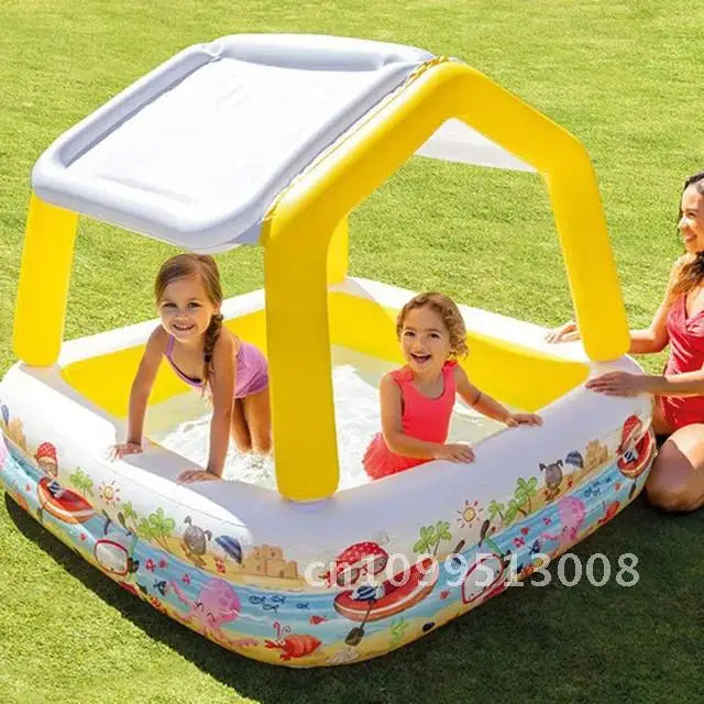 Swimming Children's Inflatable Big Pool Floats Slide Dinosaur Castle Pools Summer Play Piscina Water Toys Games Kids for Baby