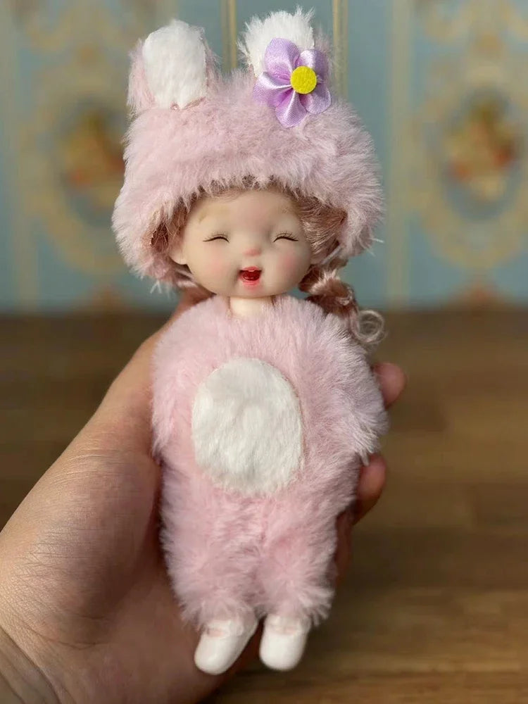Lovely 17cm Doll 1/8 Bjd Dolls Mini Playhouse Doll Toy Kids Girls Dolls Toy Gift