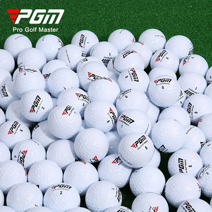 30pcs/50pcs PGM Golf Q002 Triple Layer Ball Regular Competition Ball Practice Ball High Elasticity Rubber Center Brand New Ball