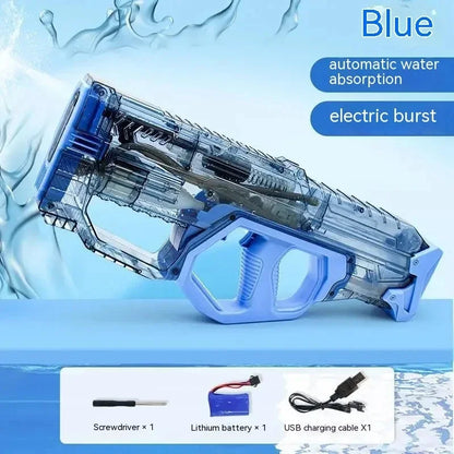 Hot Selling Dropshipping Electric Continuous Shooting Water Gun Toy Automatic Spray Outdoor Pool Summer Toy for Kids Adult Gift