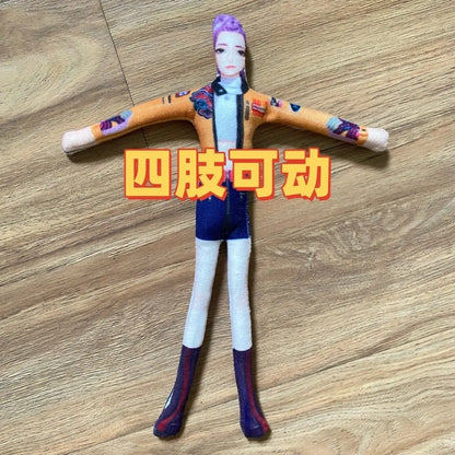 New in Stock Kpop Demon Hunters Saja Boys Rumi Mira Zoey Plush Doll Cute Cotton Anime Peripherals Toy Halloween Christmas Gift