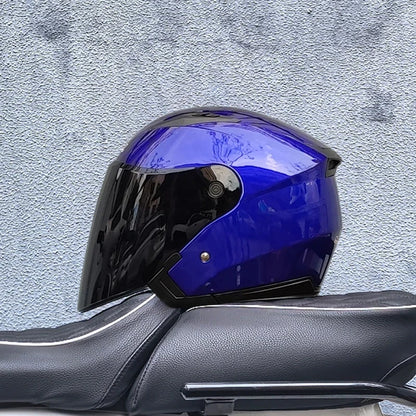 Genuine JieKai Motorcycle Helmet Unisex Scooter Motos Helmets Casco Capacete With Dual Lens