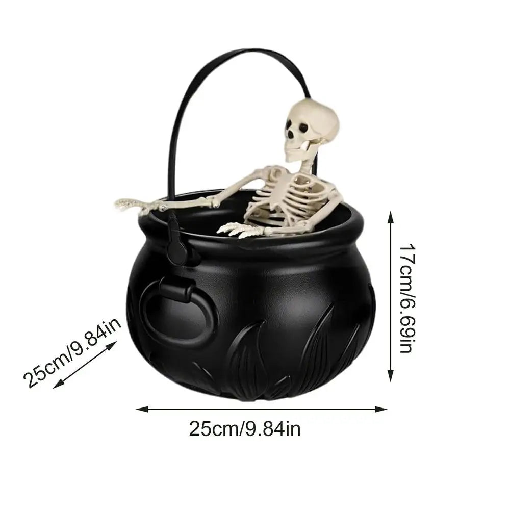 Halloween Decor Witches Cauldron Diffuser  Bubbling Pot Haunted House Spooky Party Supplies Holiday Decorations Prop Cauldron