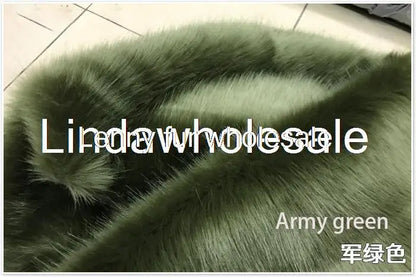 Wholesale Quality Pile 3-3.5cm Faux Fur Fabric,plush Fabric Imitation Fox Fur Clothing  Collar Fur Carpet Decoration Materials