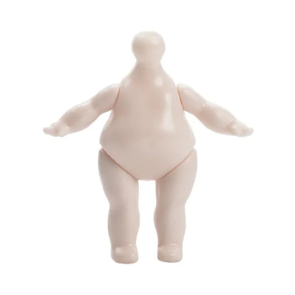 5CM Mini Soft Pottery Doll Body Nude Doll Keychain OB11 Semi-Finished Girl Toy