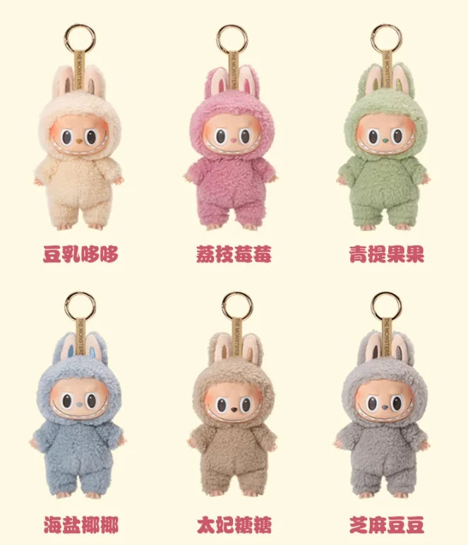 Genuine Labubu the Monster Exciting Macarons &Have a Seat Series  Blind Box Vinyl Face Pendant Kawaii Decoration Collec Toys
