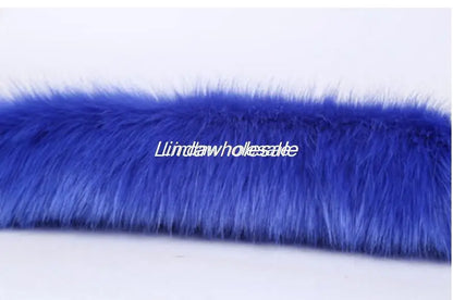 Wholsale Imitation Fox Plush Fur,cloth Counter Carpet Material,faux Fur Fabric,160cm*50cm/Pcs