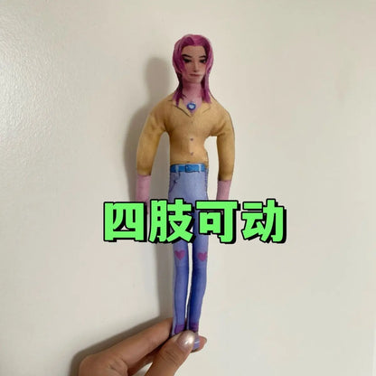 New in Stock Kpop Demon Hunters Saja Boys Rumi Mira Zoey Plush Doll Cute Cotton Anime Peripherals Toy Halloween Christmas Gift