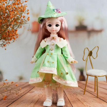 BJD Dolls BJD Dolls and Clothes Hinged Doll Brown Eye Removable Joints 3D Eyes Doll 13 Movable Joints Anime