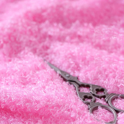100*160cm Curly Teddy Faux Fur Fabric Furry Fluffy Plush Soft Fleece Fabric Diy Doll Garment Display Background Craft Material