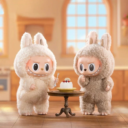 Labubu the Monsters Exciting Macarons Series Blind Box Toys Mystery Box Cute Action Anime Figure Doll Kids Birthday Gift