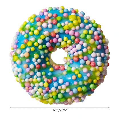 Donut Stress Relief Toy Party Favor Realistic Dessert Artificial Doughnuts Shop Decorations Birthday Party Kids Adults