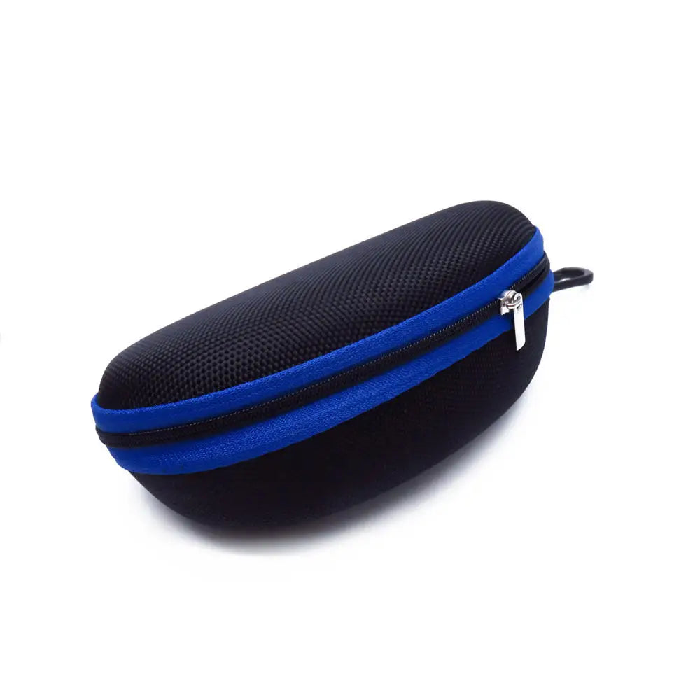 KLASSNUM Portable EVA Glasses Case With Carabiner Hook Colorful Sunglasses Hard Case Zipper Eyeglasses Protector Box Holder New