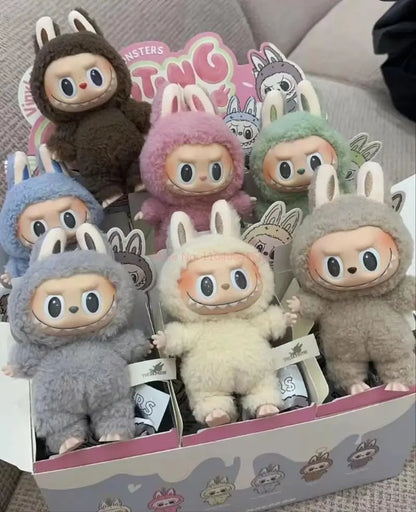 New Labubu the Monsters Blind Box Toys Cardiac Macarone Mysterious Surprise Box Guess Bag Figure Model Bag Keychain Gifts