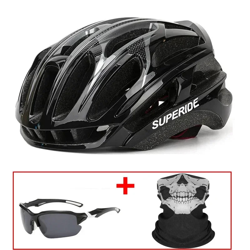 Road Bike Helmet Ultralight Bicycle Helmets Men Women Mountain Bike Riding Cycling Integrally-Molded Helmet
