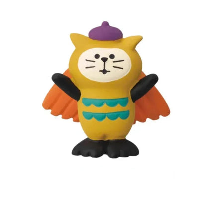 2024 Halloween Pumpkin Miniature Night Light Cat Scene Props Decoration Luminous Resin Small Ornament Trendy Play Creative Gift