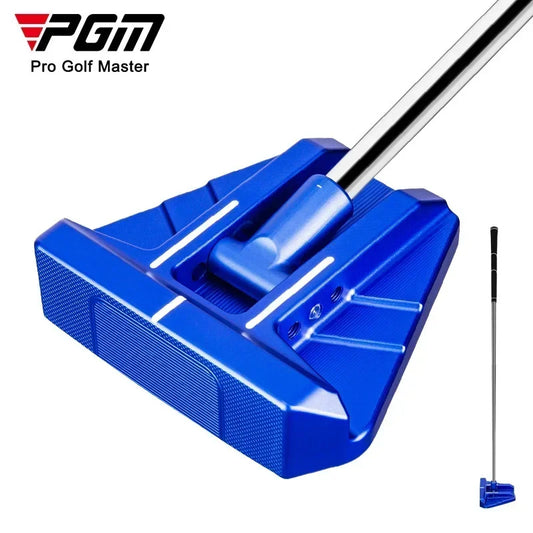 PGM New Golf Putter Stainless Steel Shaft Flat-Push Club Reversible Handle Aiming Post Easy to Use for Beginners