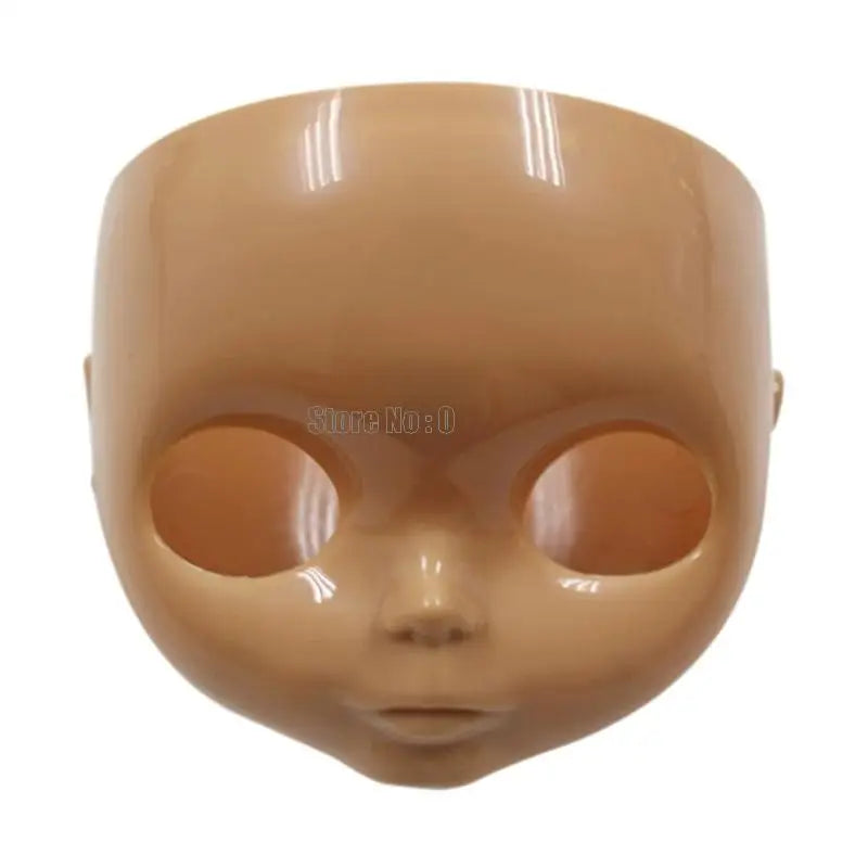 1pc 1/6 Blyth Diy Doll Factory Dolls Faceplate With Backplate 30cm Plastic Blyth No Makeup Face Screw Toys Accessories