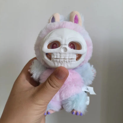 For 17cm Labubu 3D Print Mask Doll DIY Accessories Creative Gifts for V1V2V3 Labubu Scary Mask Halloween Decoration