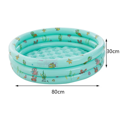 PVC Baby Inflatable Swimming Pool Kids Toy Summer Soft Fun Portable Bathtub for Water Game Portable Kids Outdoors Sport Play Toy