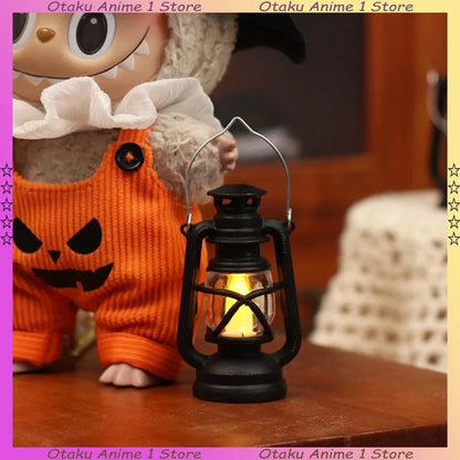 Halloween Labubu Clothes Cute Pumpkin Dress Belt Pants Ghost Set Mini Plush Doll Clothing Fashion Doll Accessories DIY Gift