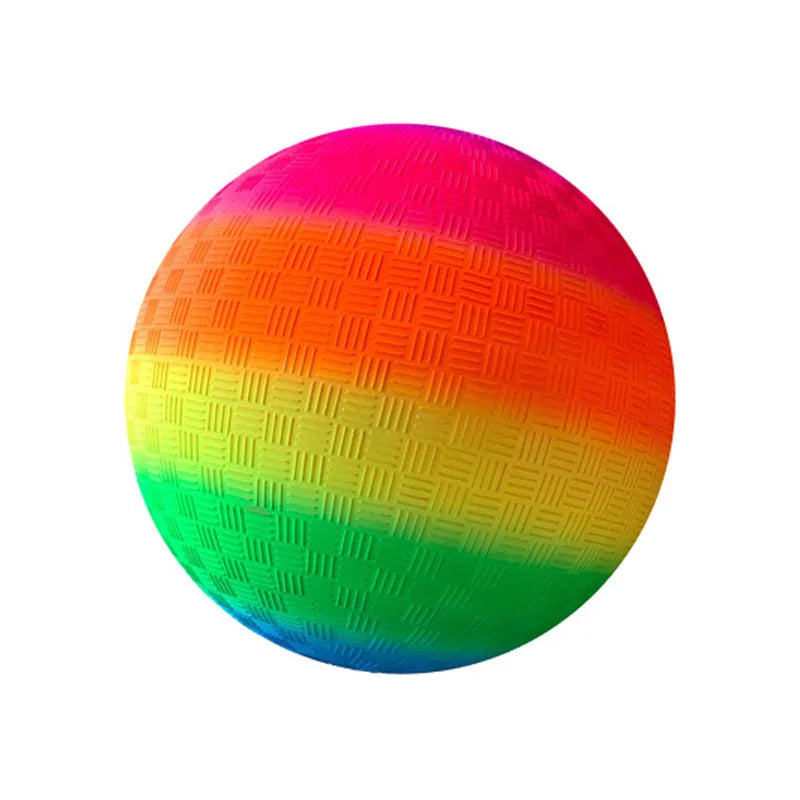 8.5 Inch Rainbow Playground Balls for Kids Kindergarten School Backyard Park Beach Fun Stuff Outdoor Toys Spielzeuge Kinder