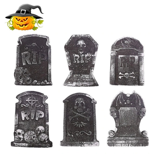 Halloween Tombstone Anti Fade Halloween Headstone Foam Cosplay Props Practical Outdoor Halloween Headstone Decorations