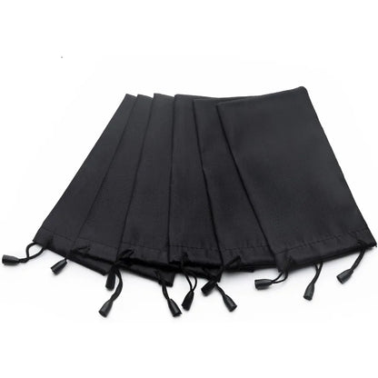10-100pcs Portable Soft Cloth Waterproof Sunglasses Bag Microfiber Dust Storage Pouch Glasses Carry Bag Eyewear Case Container