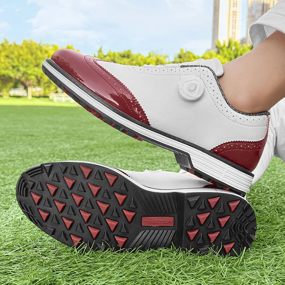 Men Golf Shoes Spikes Golf Sneakers Comfortable Walking Footwears Size 39-49