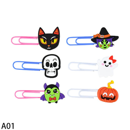 6-40pcs Halloween Gifts Toys Slap Bracelet Witch Skeleton Pumpkin Ghost Key Chain Party Kid Hairpin Ring Birthday Favor Supplies